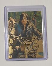 Daryl Gold Plated Limited Artist Signed “The Walking Dead” Trading Card 1/1 picture