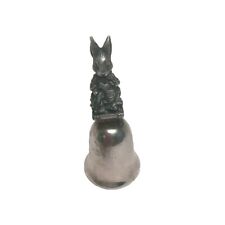 Vtg Beatrix Potter Mrs Rabbit New England Collectors Society Bell Silver Plate picture