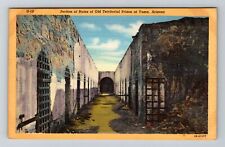 Yuma, AZ-Arizona, Portion Of Ruins Of Old Territorial Prison, Vintage Postcard picture