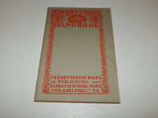 Vintage 1903 Presbyterian Handbook Publication Sabbath School Philadelphia  picture