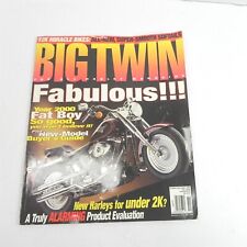 VINTAGE OCT NOV 1999 BIG TWIN MOTORCYCLE MAGAZINE SINGLE ISSUE HARLEY DAVIDSONS picture
