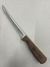 Vintage CHICAGO CUTLERY 78S Fillet Knife W/ Walnut Handle 7.5 Blade picture