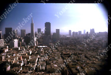 sl85 Original Slide 1973 San Francisco aerial view skyline 172a picture