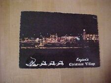 Vintage  postcard. 1970s. koziar's christmas village. bernville PA.  picture