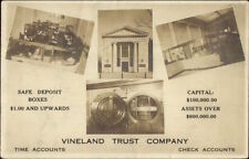 Vineland NJ Bank Multi-View Advertising c1914 Real Photo Postcard picture