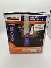 Halloween Airflowz 7 ft Animated Blinking Eyes Witch Inflatable. Read Descriptio picture