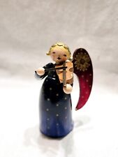 ERZGEBIRGE Wendt Kuhn Musical Angel with Violin Germany Christmas Figurine picture