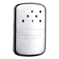 Zippo 12 Hour Hand Warmer With Cloth Pouch, Silver Chrome, 40323, New In Box picture
