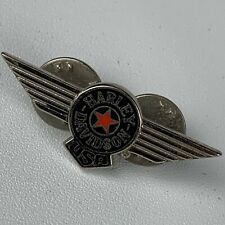 Harley Davidson Wings Vest Pin Fat Boy USA Aviator Antique Nickel Finish picture