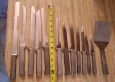 Lot 12 Vintage Stainless Steel Chuppa Co Assorted Knives + Rare Chuppa Spatula picture