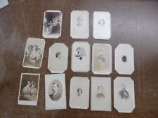 c.1860-1870s CDV Photo Lot of 13 Baltimore Helsby & Co. Valparaiso Chile Antique picture