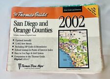 The Thomas Guide San Diego & Orange Counties 2002 Street Guide And Directory Map picture