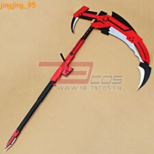 RWBY Ruby Rose Cosplay Prop Weapon Crescent Sniper Scythe Detachable 180 cm PVC picture