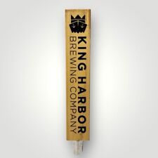 KING HARBOR Brewing Company Wood BEER Tap Handle Redondo Beach, CALIFORNIA Used picture