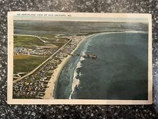 Old Orchard Beach Maine Postcard Vintage Posted 1928 Aeroplane View picture