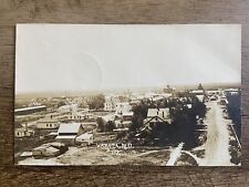 1909 - Aerial View - Lakota, ND - Posted Real Photo Antique Postcard - RPPC picture