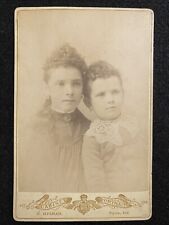 Tipton Indiana IN Cute Siblings Antique Cabinet Photo picture