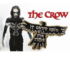 The Crow Bird Movie Theme Pin Can't Rain all the time Eric Draven Black Brooch  picture