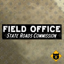 Maryland State Roads Commission Field Office MDOT highway guide sign 36x9 picture