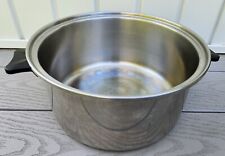 Vtg Nutri-Seal 18-8 Stainless Steel 3-Ply High Quality Stock Pot 6 QT NO LID  picture