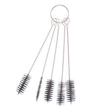 5pcs/set Durable Nylon Shank Briar Tobacco Pipe Cleaner Stainless Steel Brush-WR picture