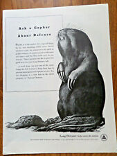 1941 Bell Telephone Ad Ask a Gopher about Defense picture