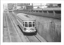 Cleveland Railway Kuhlman Streetcar Trolley Ohio Snapshot 1950s Vintage Photo picture