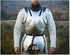 Medieval Knight Breastplate Leeds Fantasy Steel Cosplay Armor Costume picture