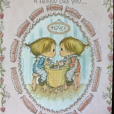 VTG Betsey Clark Greeting Card Valentine 1973 Env Waifs Friendship NEW picture