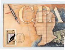 Postcard CPA September 21, 1987 Postage Stamp picture