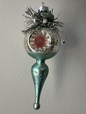 Robert Stanley Vintage Style Finial Mercury Glass Christmas Ornament 6.5