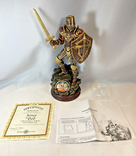 Armor of God Bronze Knight Sculpture w/24K Gold-Plated Coin Bradford Exchange picture