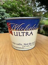 Vintage Metal MICHELOB ULTRA Lose The Carbs  Beer Bucket Ice Pail Advertising picture
