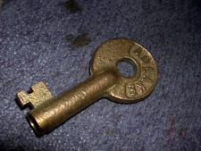 Vintage Brass Bronze Adlake Padlock Key picture