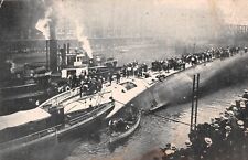 S. S. Eastland Passenger Shipwreck Disaster July 1915 Chicago Illinois Postcard picture