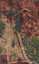 Eagle Nest Observation Colorado Springs Colorado Posted Linen Vintage Postcard picture
