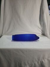 SARSAPARILLA VINTAGE ART DECO COLBALT BLUE GLASS AIR PLANE  LAMP Cover Only 9.5  picture