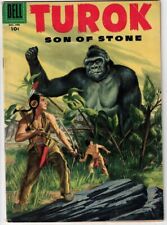 TUROK SON OF STONE # 6 (DELL) (1956) DINOSAURS - BOB CORREA art - PAINTED COVER picture