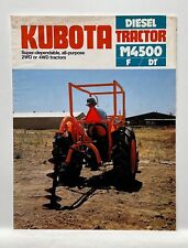 Vintage Original Kubota Diesel Tractor M4500 F/DT All-Purpose 2WD 4WD Brochure picture
