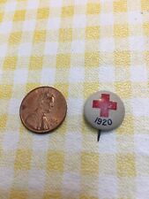 Antique 1920 Red Cross Pinback likely related to the 1920-1921 Polish Soviet War picture