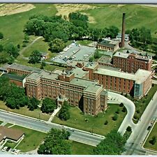 c1960s Davenport IA Aerial Mercy Hospital Medical Center Lombard St Briegel A208 picture
