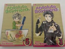 Absolute Boyfriend English Manga Book Set Volumes 3, 5 Viz Media Paperback picture