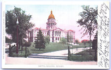 Postcard CO Capitol Building Denver UDB c.1900's L9 picture