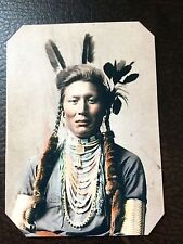 Old Coyote AKA Yellow Dog Crow Indian 1879  tintype C809RP picture