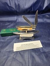 Moore Maker USA 6210 Trapper Knife Genuine Stag Handles 2024 NIB picture