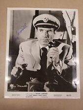 Gary Merrill American Film Actor Signed B&W Photo Of Movie Crash Landing 8