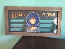 antique vintage tri state ice cream sign menu board 1920s art deco advertising picture