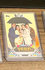 RARE 2011 TOPPS AMERICAN PIE FOIL REFRACTOR CARD SEINFELD TV SHOW PREMIERS #162 picture