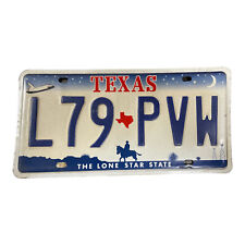 Vintage 1990s  Texas License Plate The Lone Star State Oil Wells Space Shuttle picture
