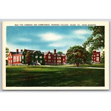 Vintage Postcard Roanoke College Salem VA Commons And Dormitories picture